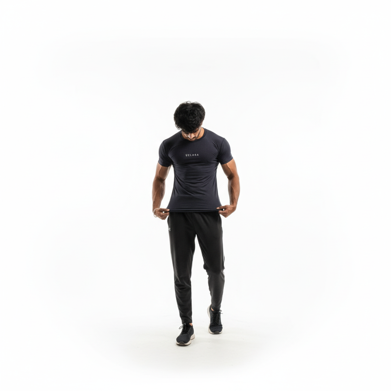 Black Compression Half Sleeves