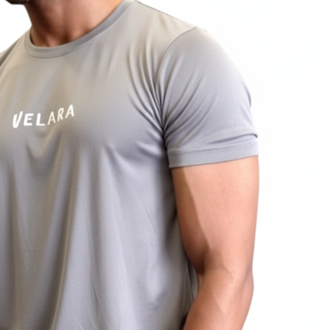 GYM WEAR Gray T-SHIRT