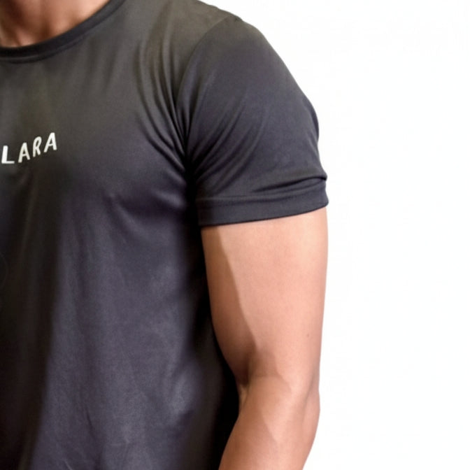 GYM WEAR BLACK T-SHIRT