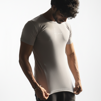 Gray Compression Half Sleeves