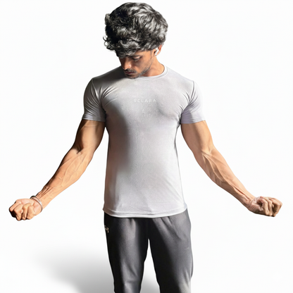 Gray Compression Half Sleeves