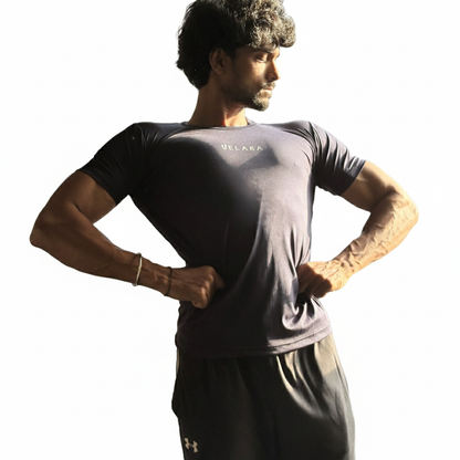 Black Compression Half Sleeves