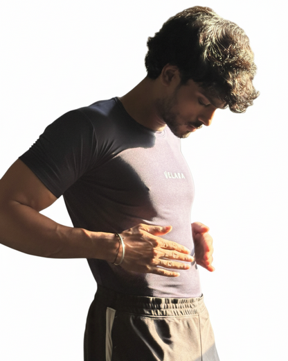 Black Compression Half Sleeves