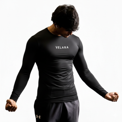 Black Full Sleeves Compression