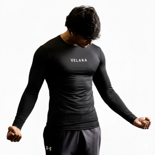 Black Full Sleeves Compression