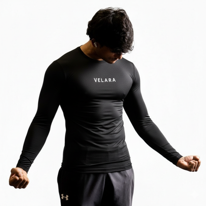 Black Full Sleeves Compression