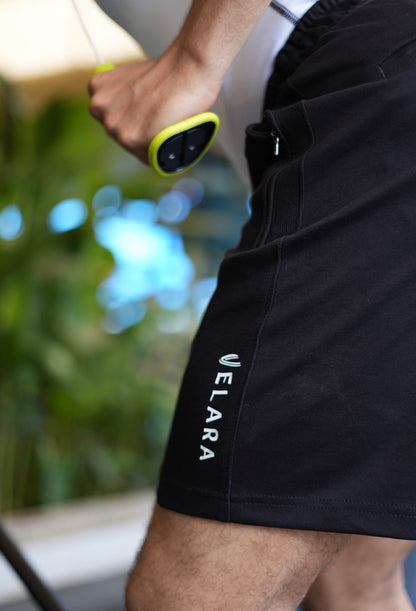 JapanTech Performance Black Shorts