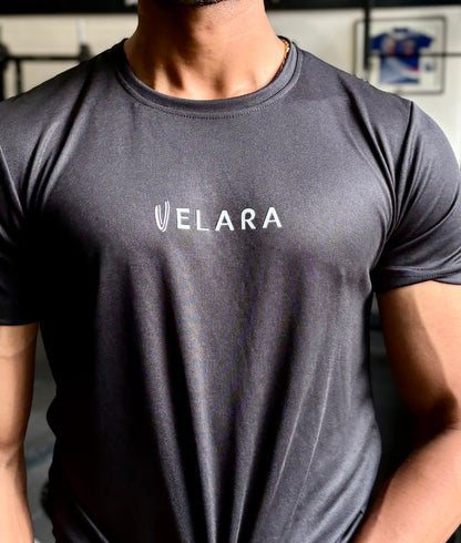 black gym wear t-shirt