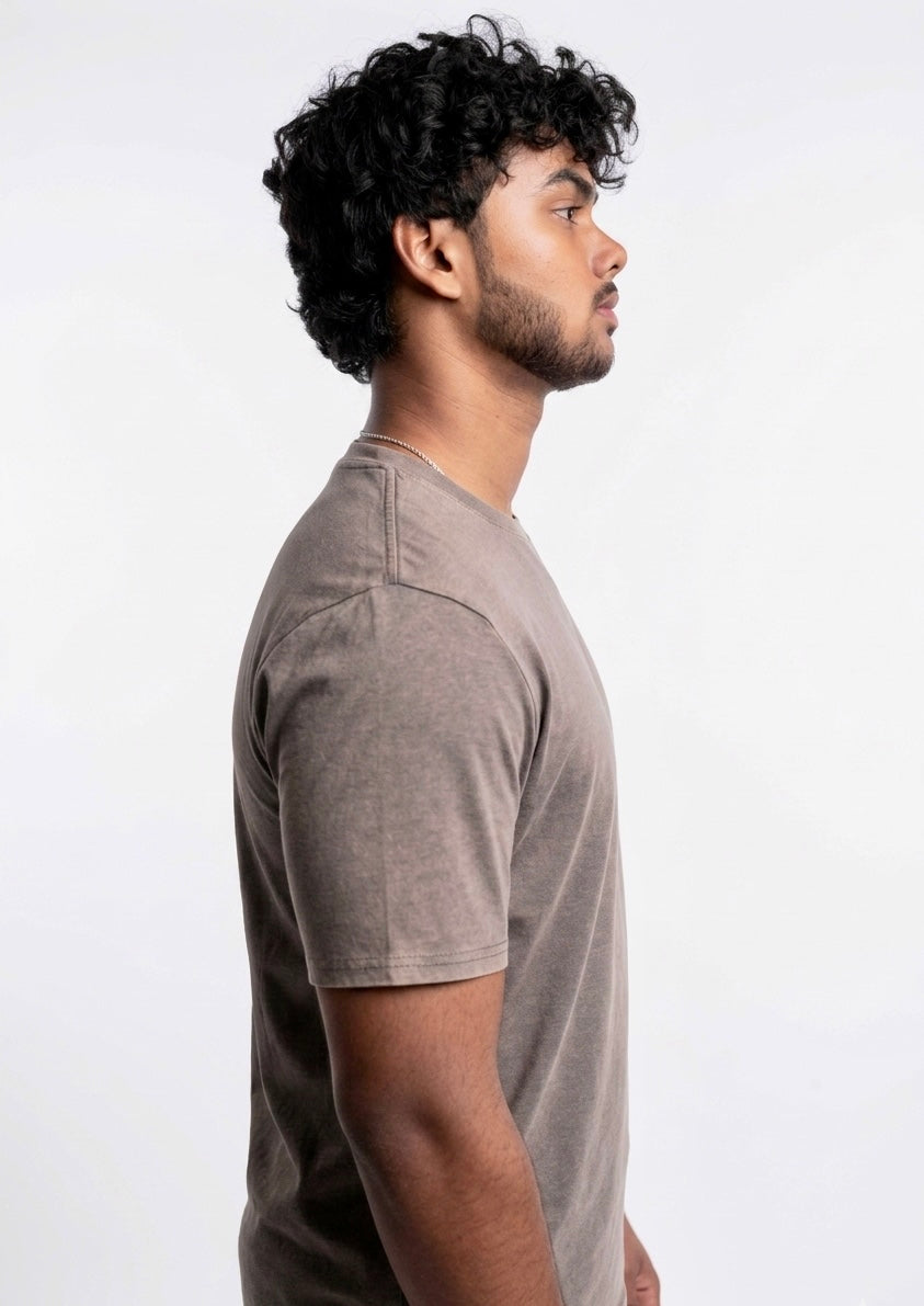 Gray Acid Wash T-Shirts
