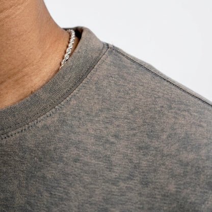 Gray Acid Wash T-Shirts
