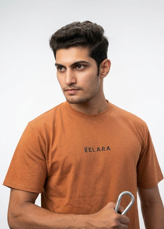 Orange Acid Wash T-Shirts