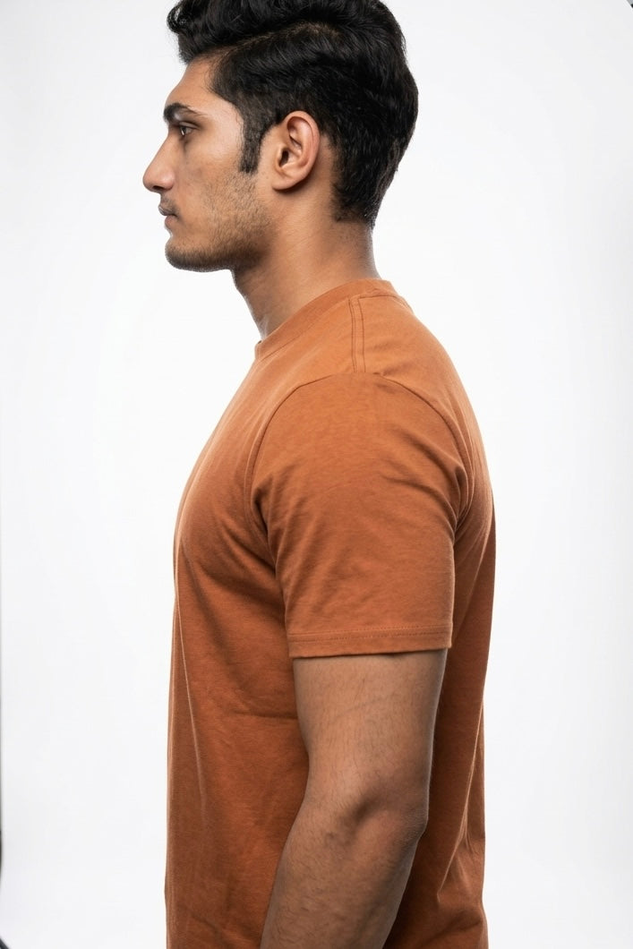 Orange Acid Wash T-Shirts